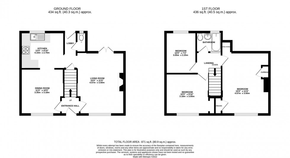 Floorplan for Kneller Road, Whitton