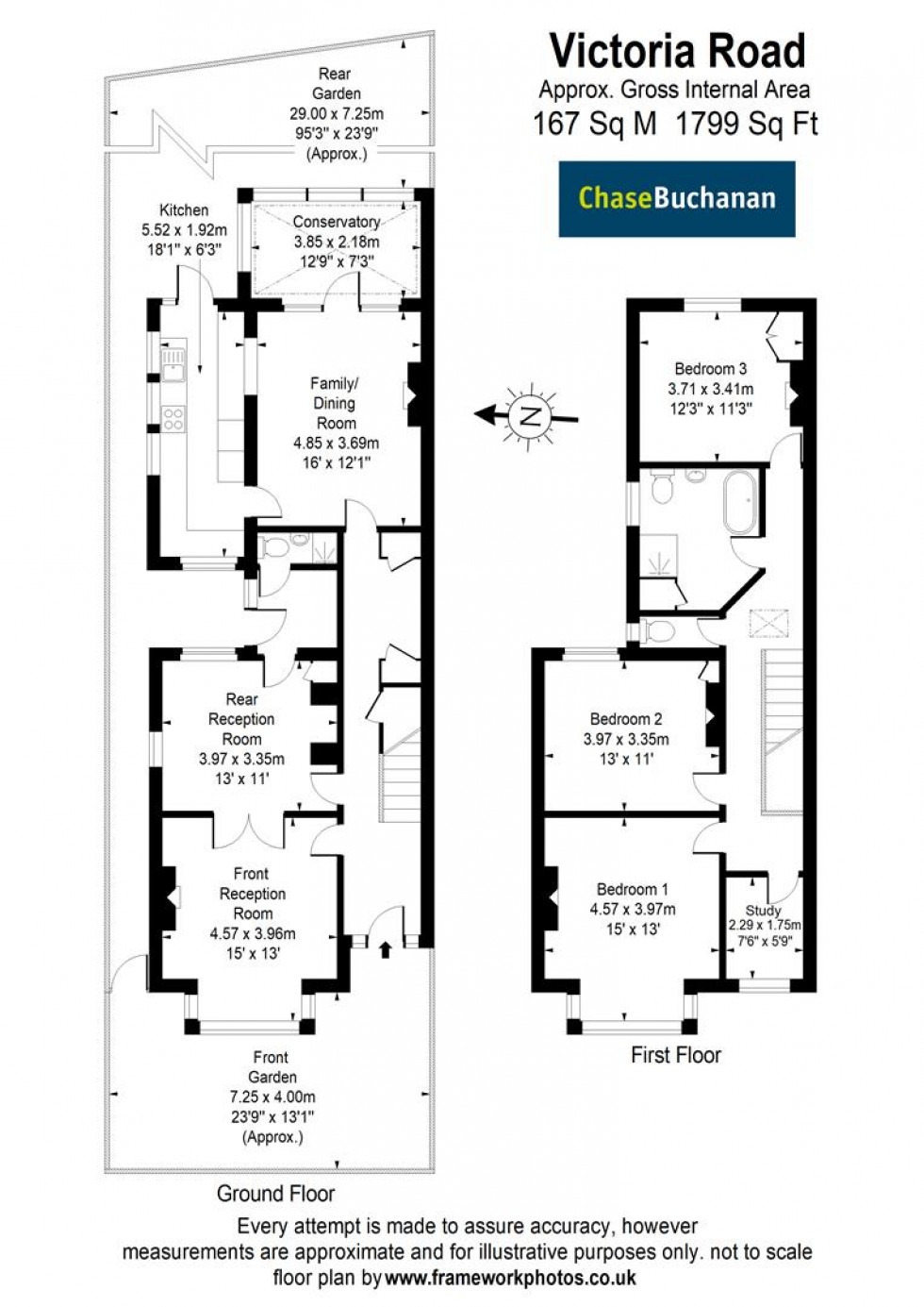 Floorplan for Victoria Road, Teddington