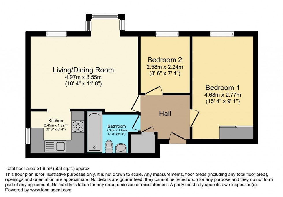 Floorplan for Varsity Drive, Twickenham