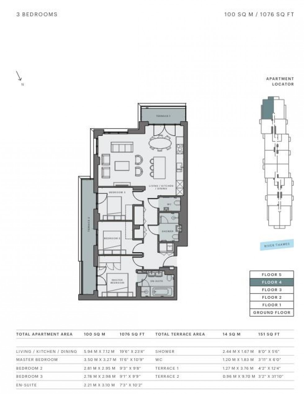 Floorplan for Camera House, Teddington