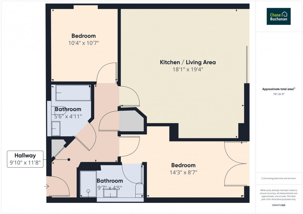 Floorplan for Garside Court, Teddington