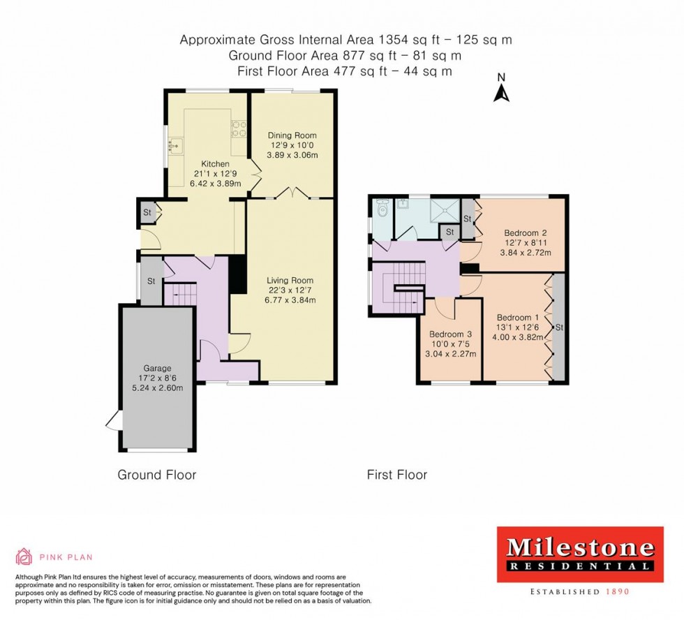 Floorplan for Coolgardie Road, Ashford