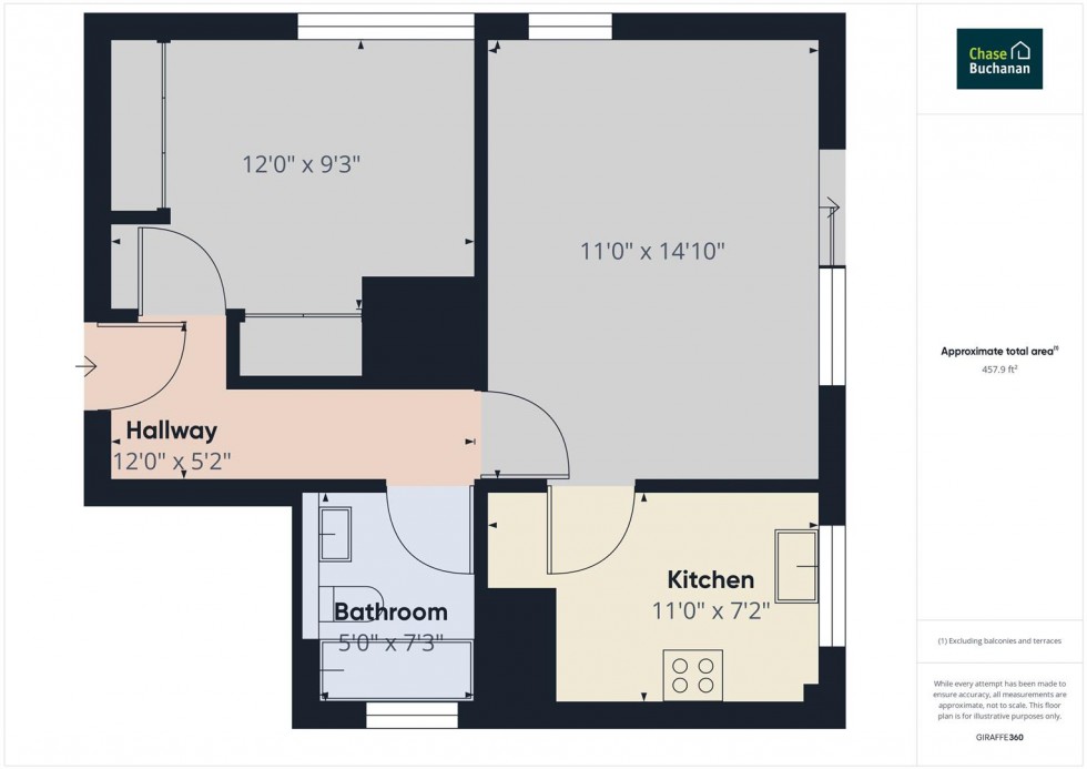 Floorplan for Broom Road, Teddington