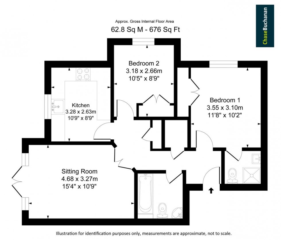 Floorplan for Trematon Place, Teddington