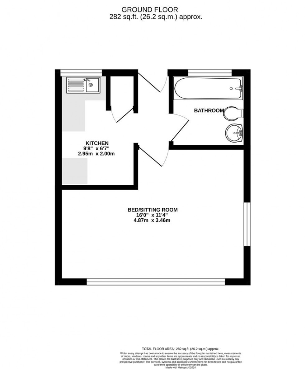 Floorplan for Kneller Road, Whitton