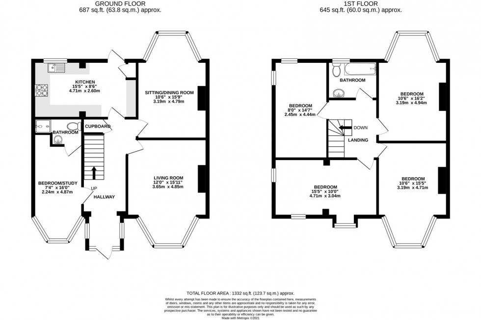 Floorplan for Cypress Avenue, Whitton