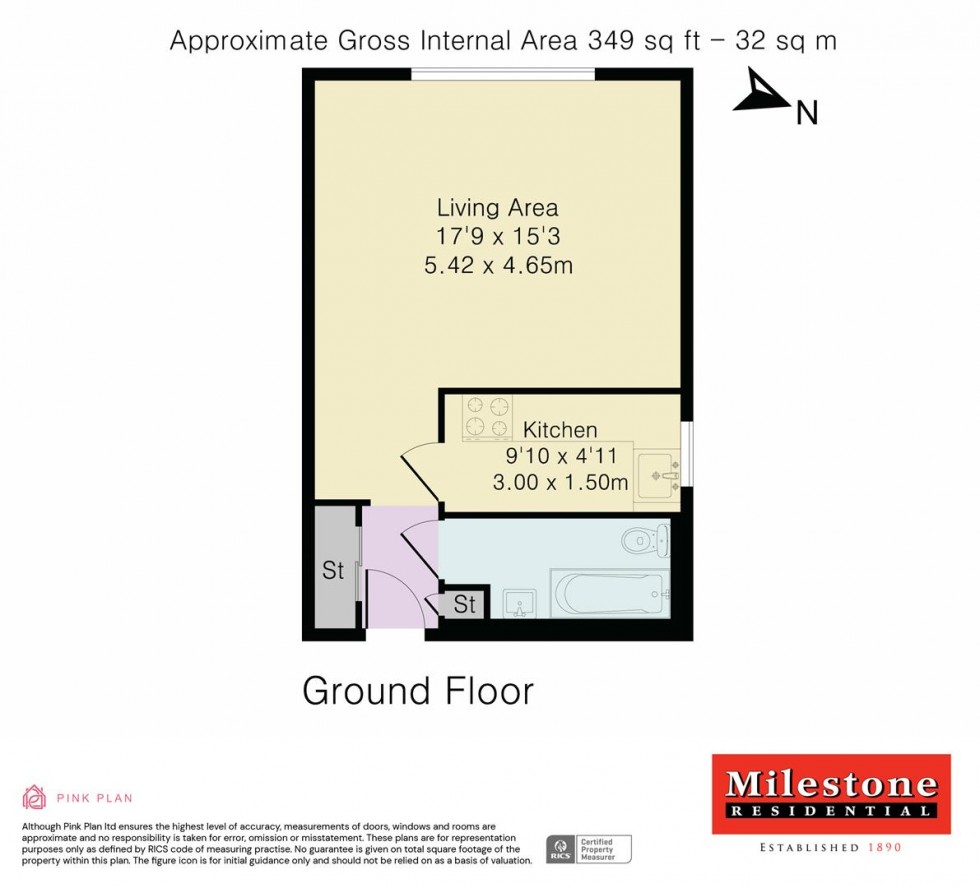 Floorplan for Douglas Road, Stanwell, Staines-Upon-Thames