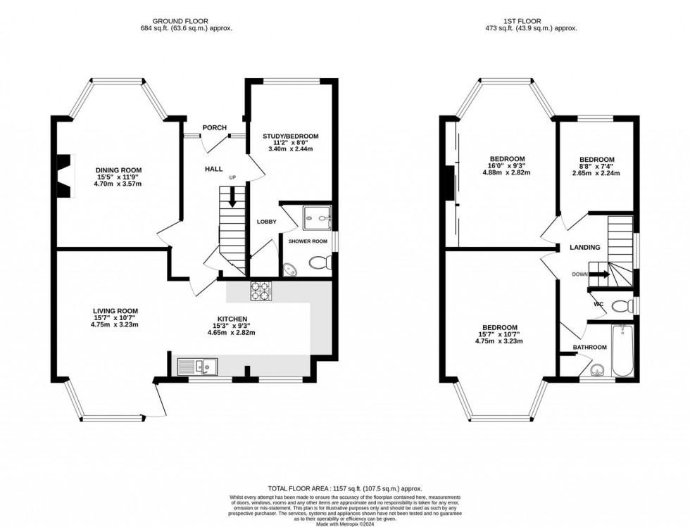 Floorplan for Cypress Avenue, Whitton