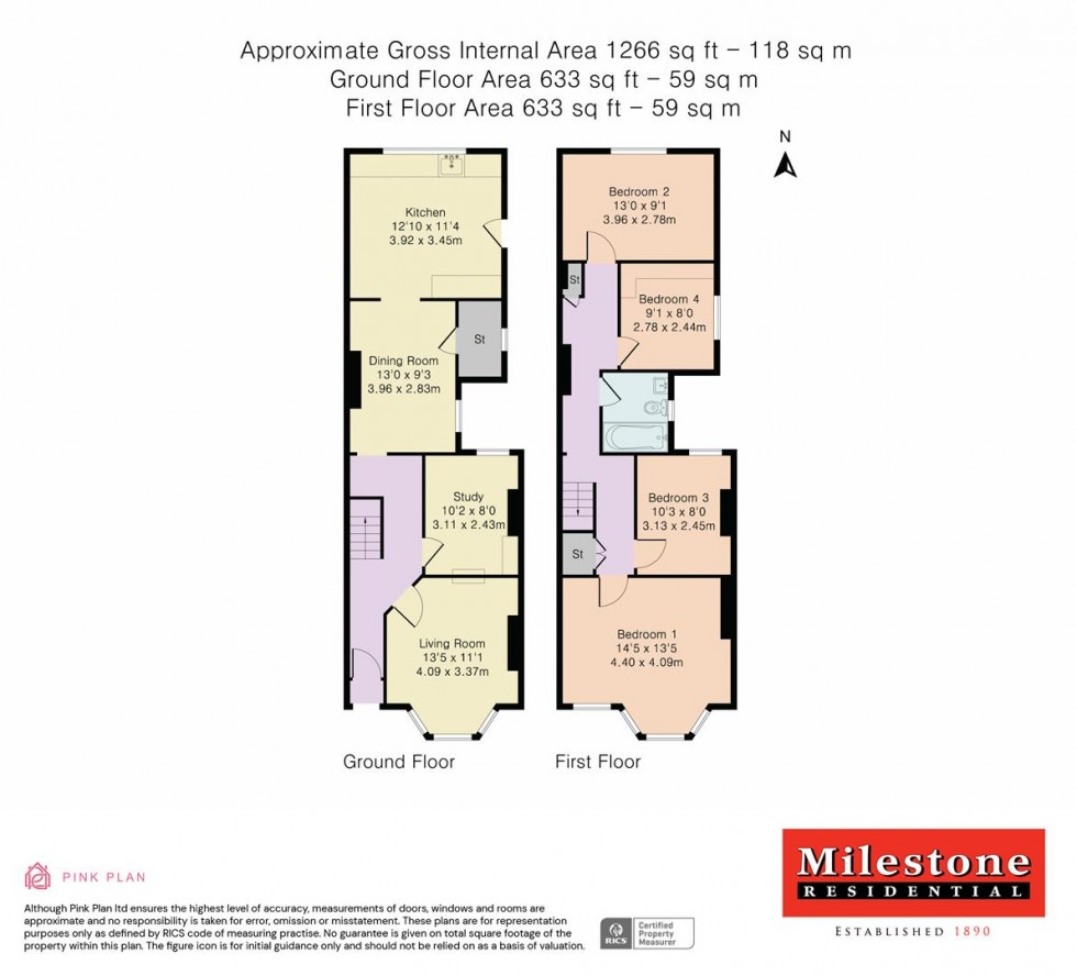 Floorplan for Feltham Road, Ashford