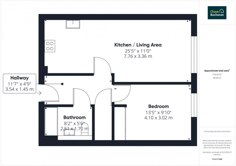 Floorplan for Blagrove Road, Teddington