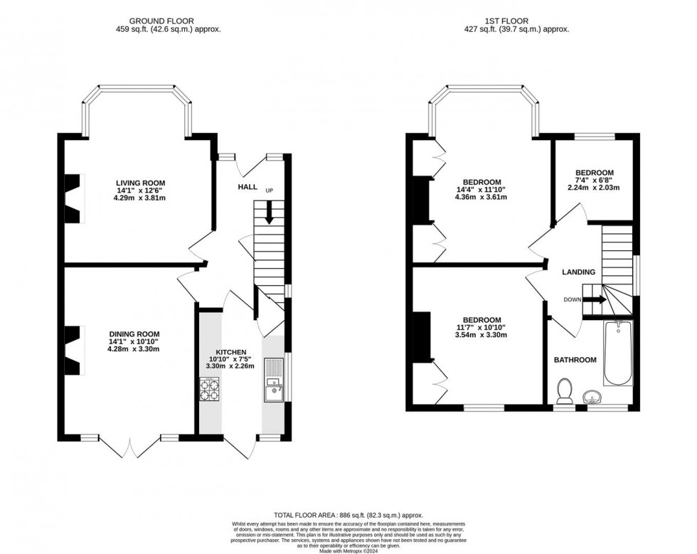 Floorplan for Shirley Drive, Hounslow