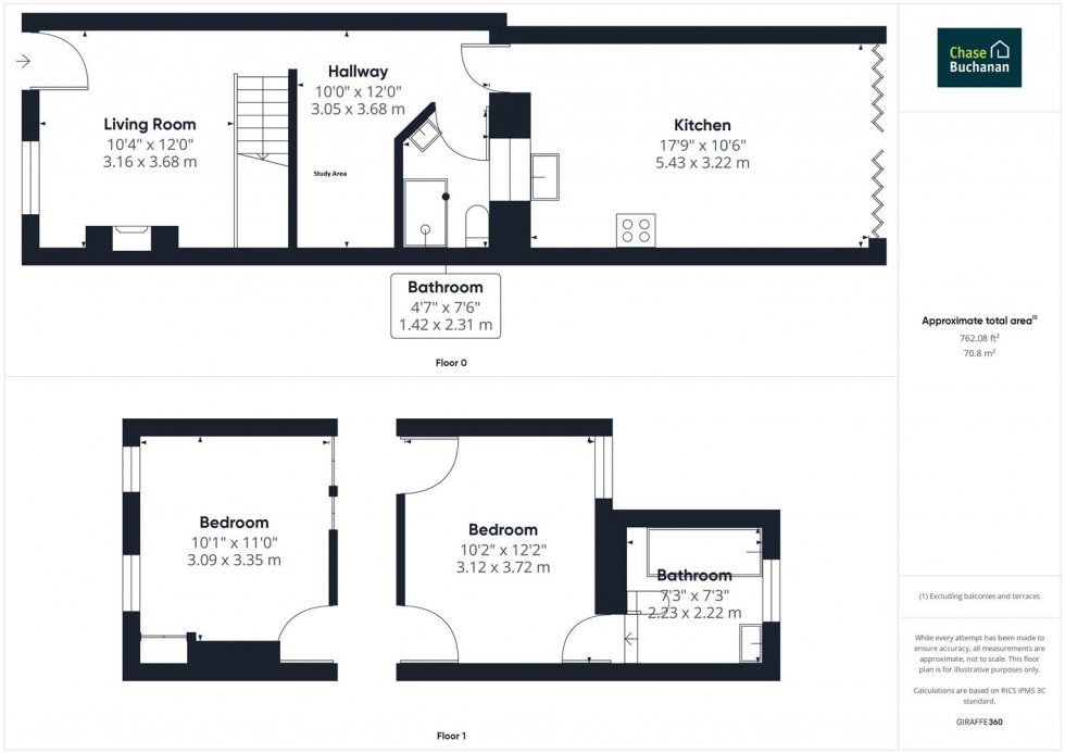 Floorplan for Watts Lane, Teddington