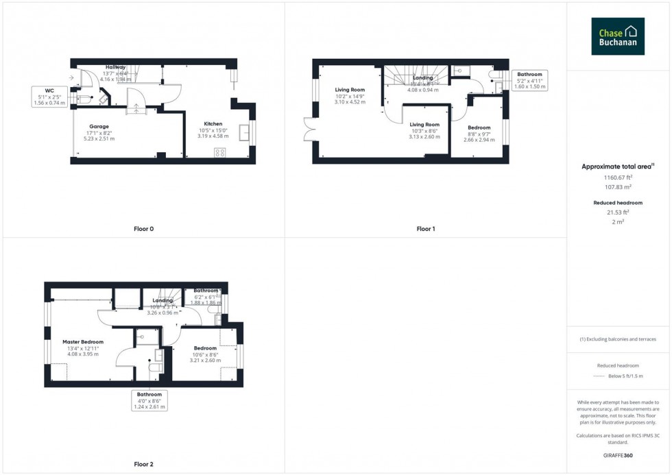 Floorplan for North Place, Teddington