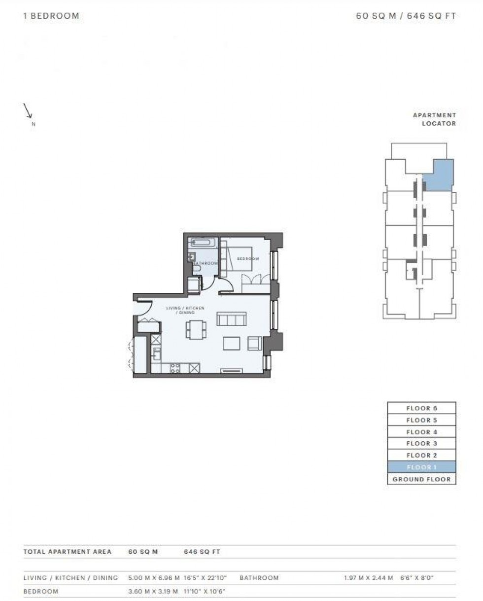 Floorplan for Pinewood Gardens, Teddington