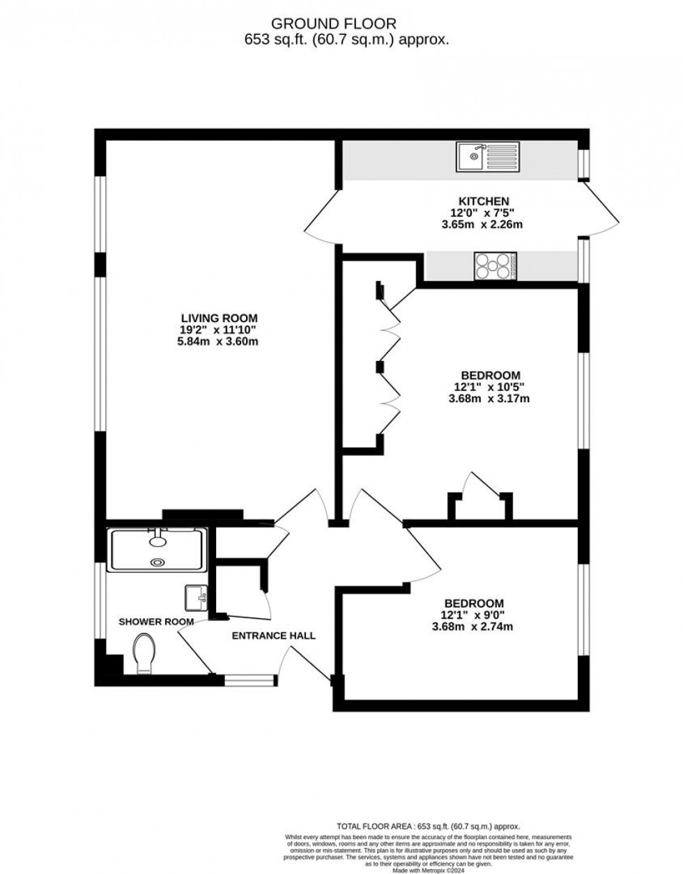 Floorplan for Constance Road, Whitton