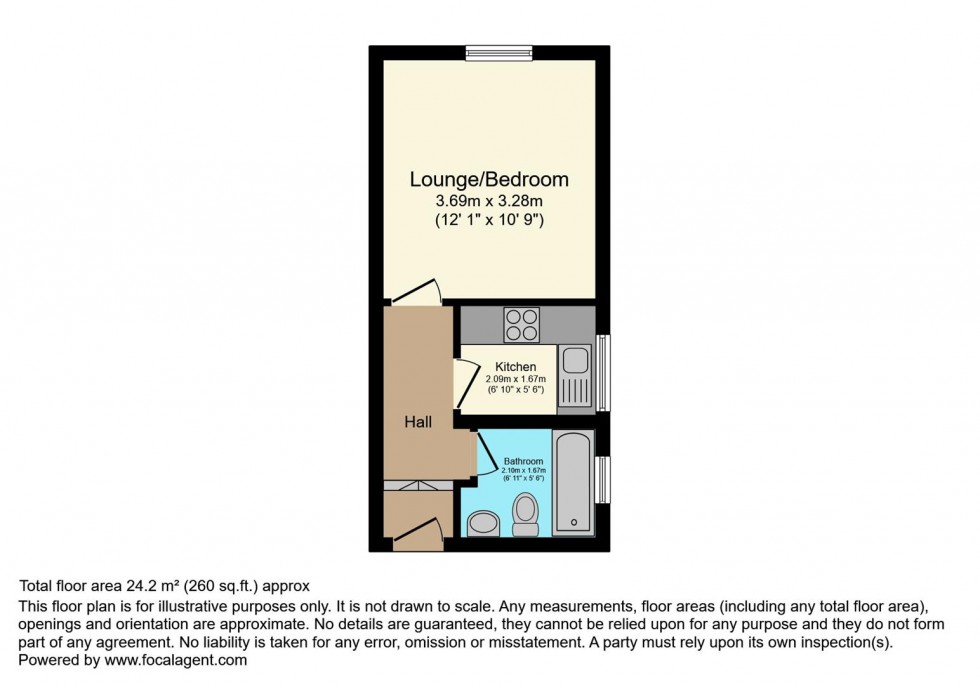 Floorplan for St. Margarets Road, Twickenham