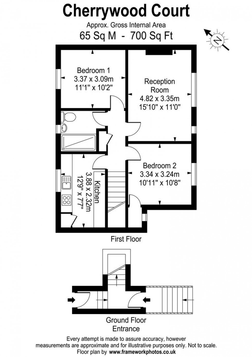 Floorplan for Cambridge Road, Teddington