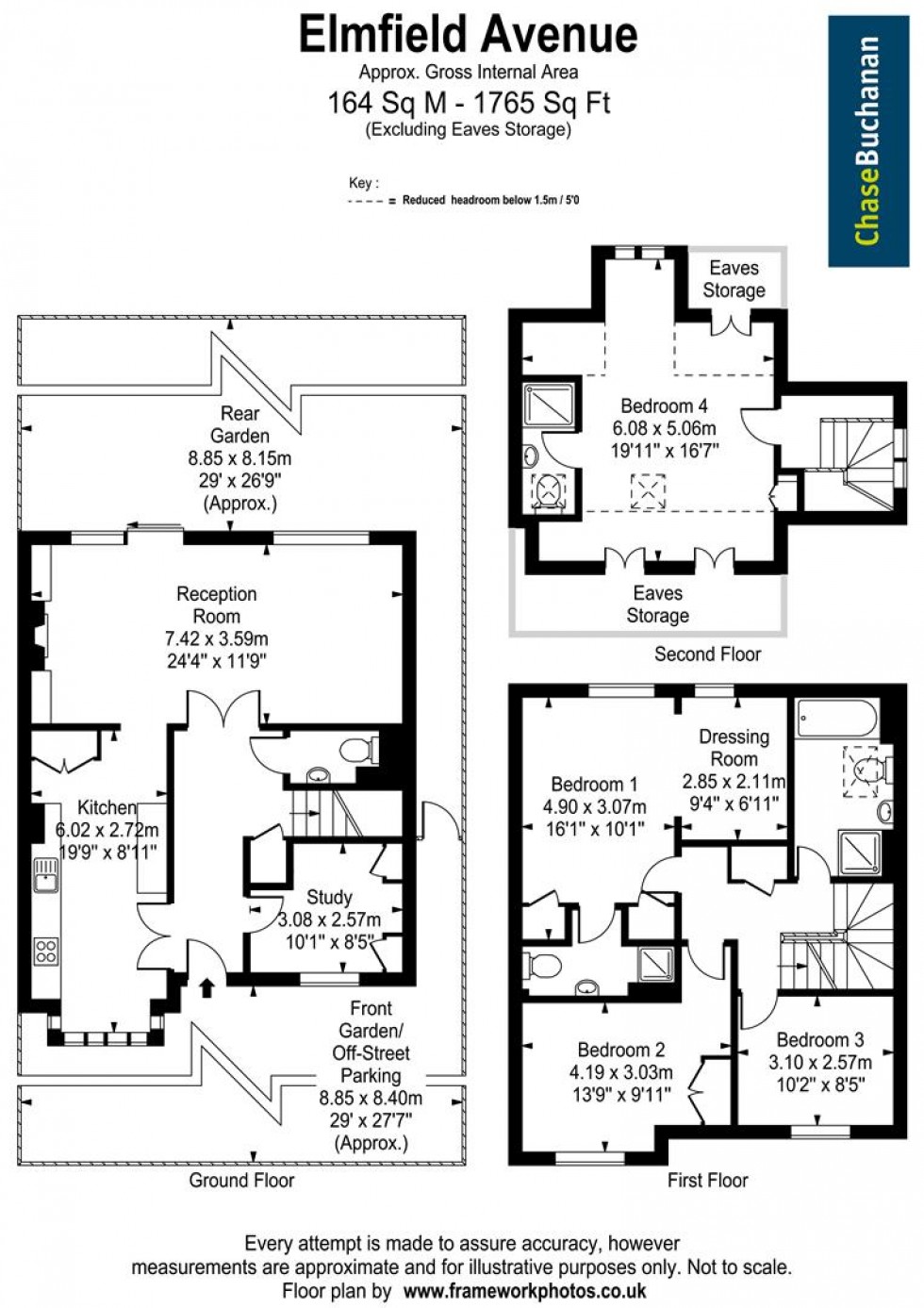 Floorplan for Elmfield Avenue, Teddington