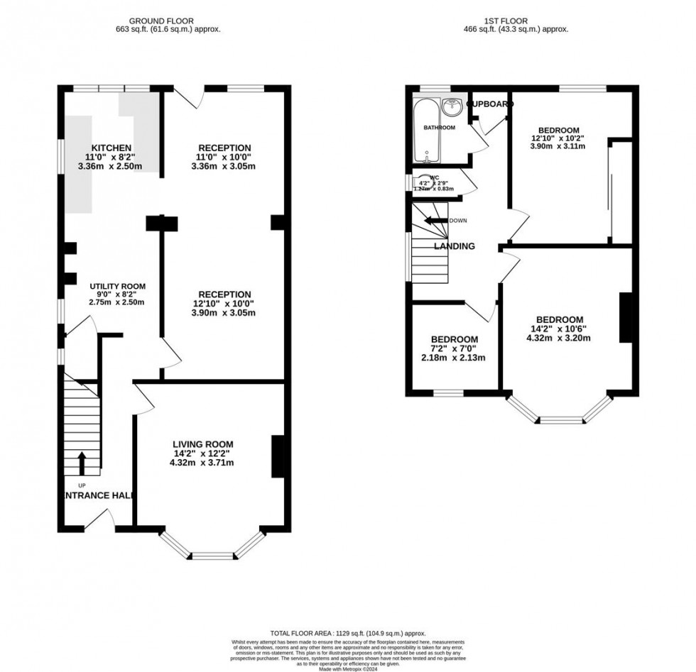 Floorplan for Hanworth Road, Hounslow