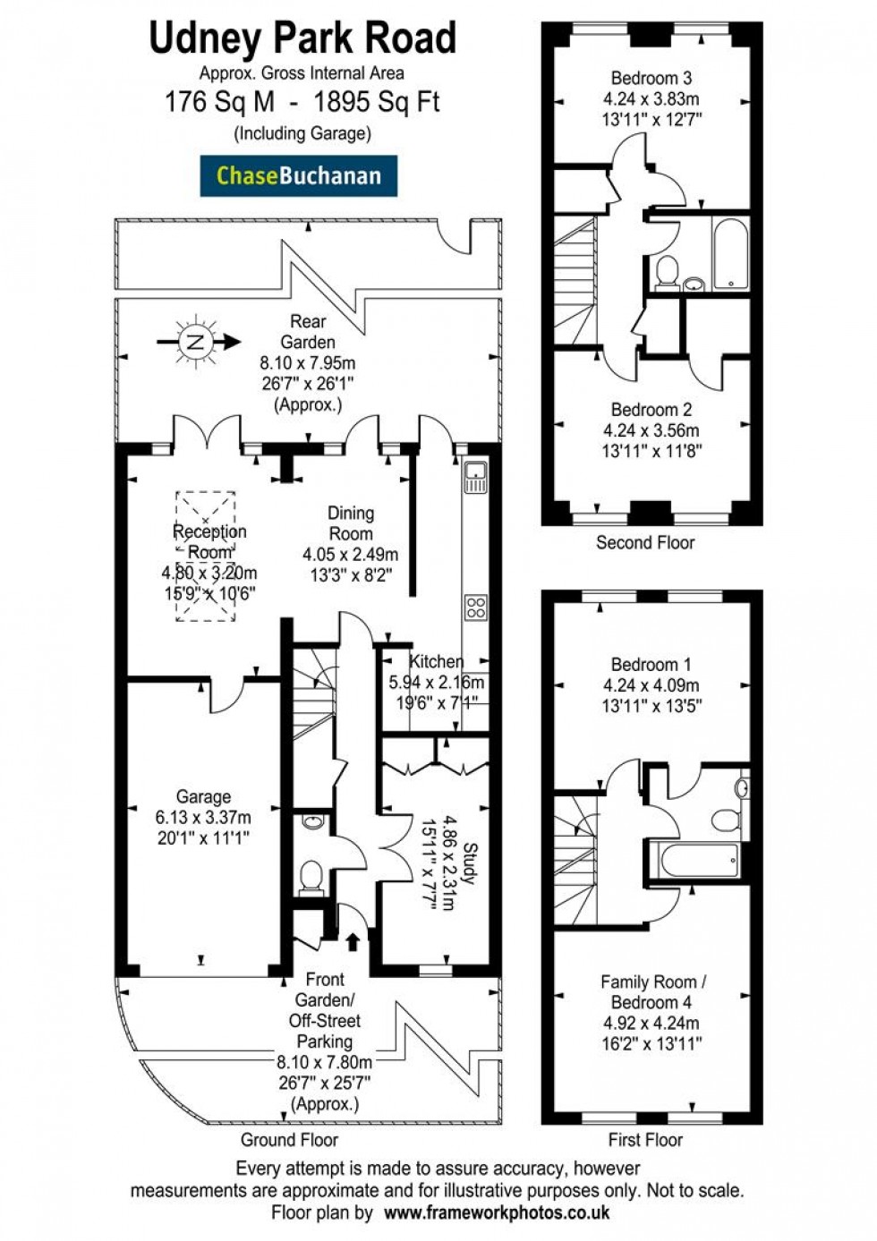 Floorplan for Udney Park Road, Teddington