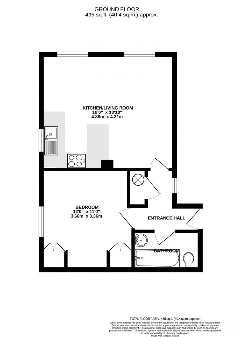 Floorplan for Percy Road, Whitton