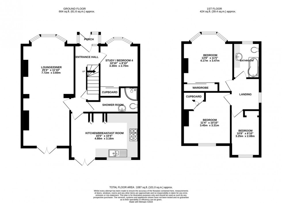 Floorplan for Station Road, Hounslow