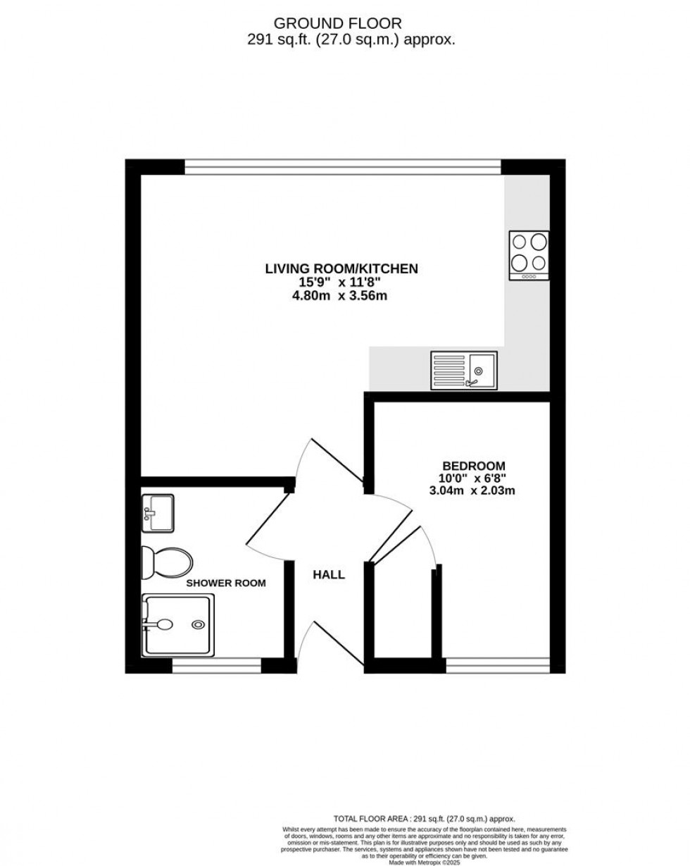 Floorplan for Kneller Road, Whitton