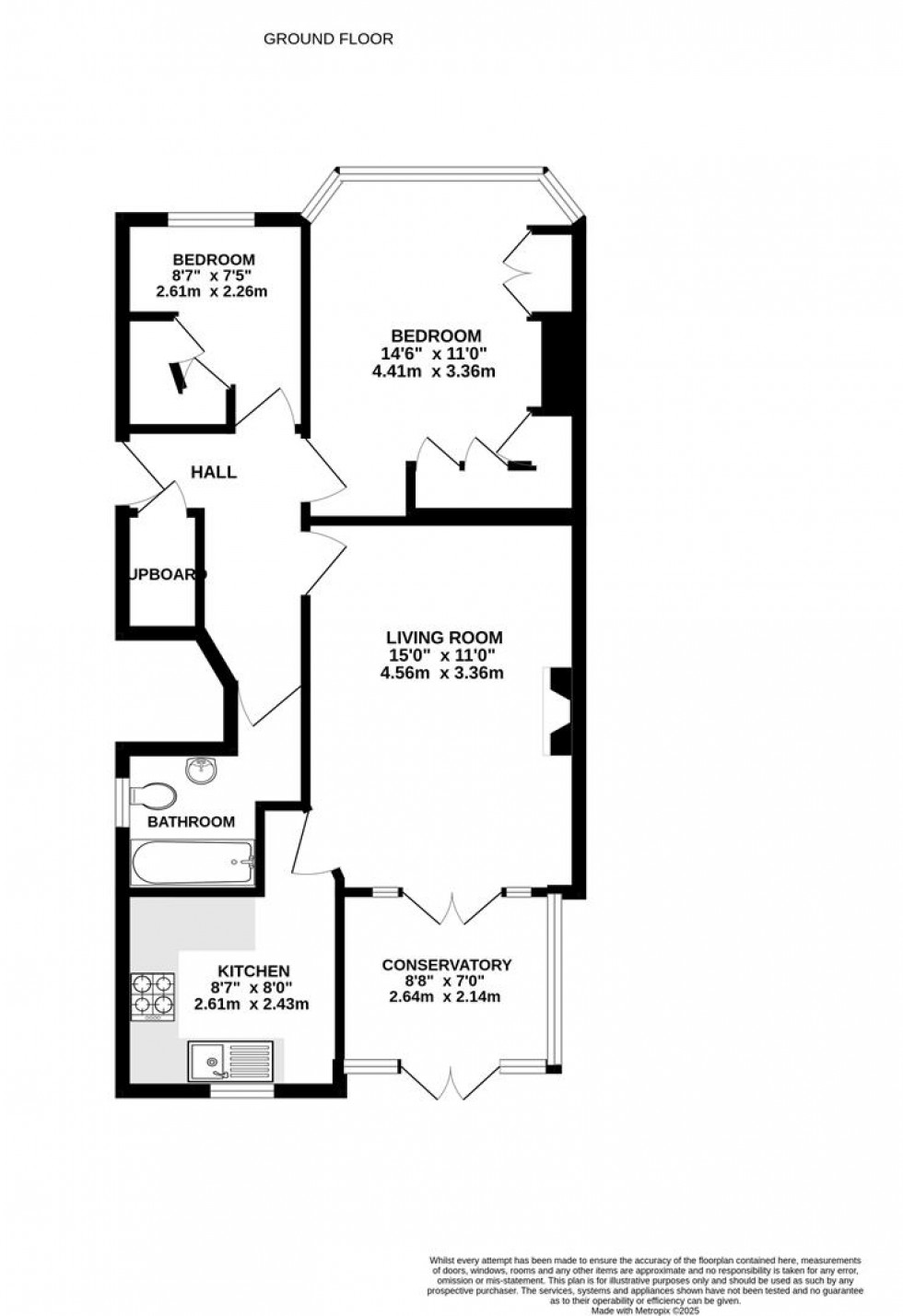 Floorplan for Argyle Avenue, Whitton