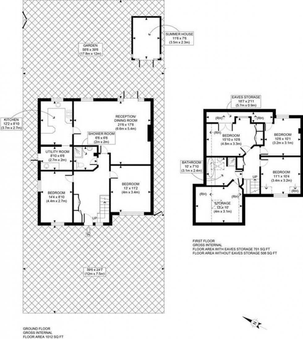 Floorplan for Ashford Crescent, Ashford