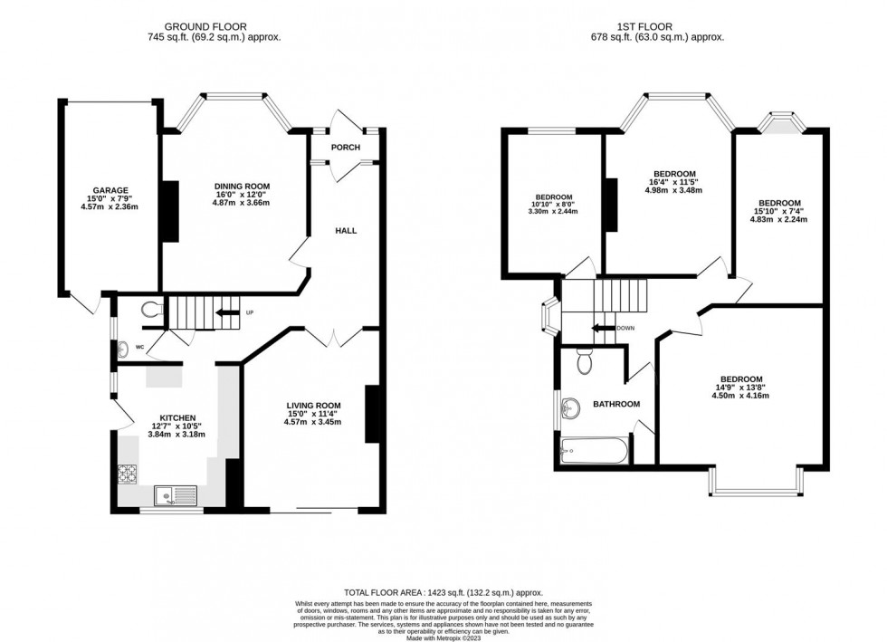 Floorplan for Percy Road, Whitton